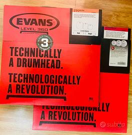 Evans G1 G2 tom pack 10-12-14-16