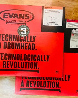 Evans G1 G2 tom pack 10-12-14-16