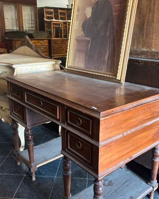 scrittoio antico in legno massello fine ‘800