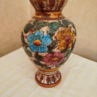Vaso in Terracotta di Deruta Dipinto a Mano