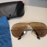 occhiali aviatore Rayban lenti fumé marrone chiaro