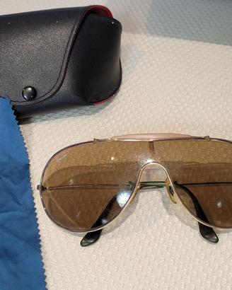 occhiali aviatore Rayban lenti fumé marrone chiaro
