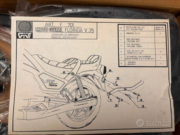 Givi piastra bauletto portapacchi Guzzi Florida