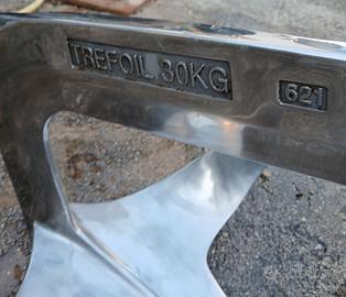 Ancora bruce trefoil in accaio inox