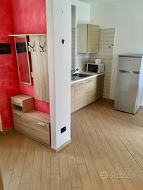 Monolocale arredato con posto auto