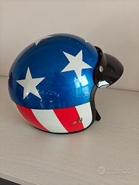 Casco jet stelle e strisce