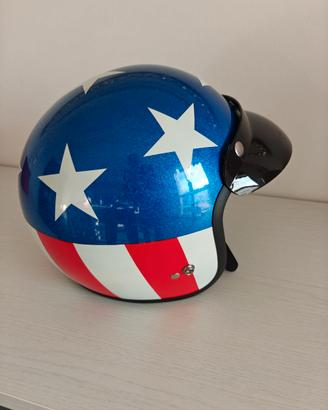 Casco jet stelle e strisce