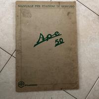 Ape 50 luglio 1969 manuale officina