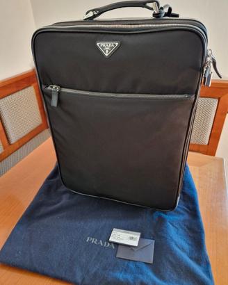 Trolley da uomo Prada Cabin Bag nuovo mai usato