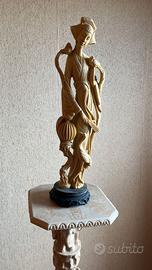 Coppia di sculture orientali