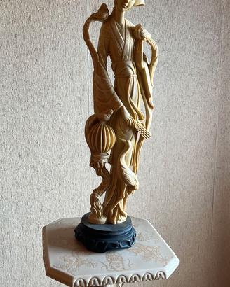 Coppia di sculture orientali