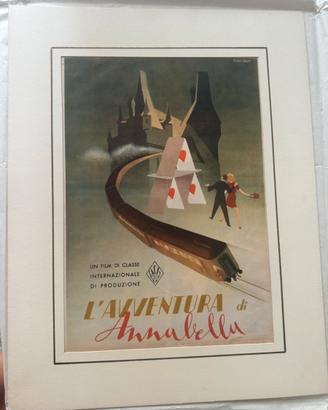 Stampa Pubblicitaria 1943 L'avventura di Annabella