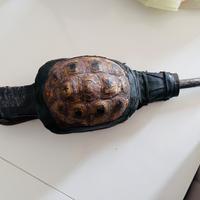 Soffiatoio per caminetto con guscio di tartaruga