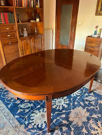 Tavolo ovale 180x130  zona pranzo legno robusto