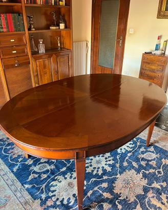 Tavolo ovale 180x130  zona pranzo legno robusto