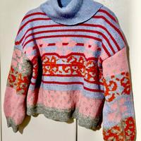 Maglione SHEIN colorato oversize dolcevita XS