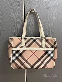 Borsa Burberry Tote Nova Check Vintage