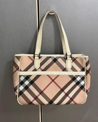 Borsa Burberry Tote Nova Check Vintage