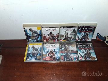 Assassin's creed collezione giochiPS3+altri giochi