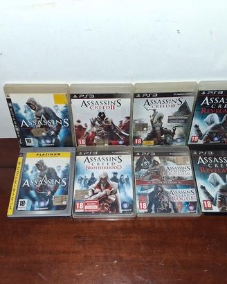 Assassin's creed collezione giochiPS3+altri giochi