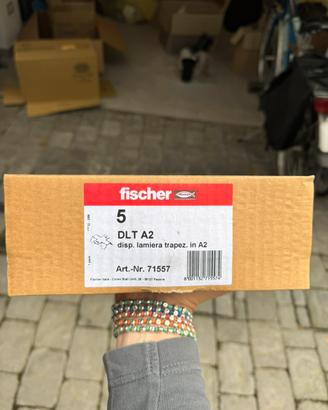 Staffe metalliche Fischer D-LT A2 - 7 confezioni