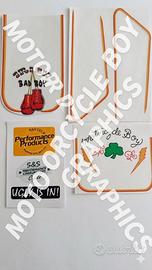 Harley davidson marlboro man fxr decal black death