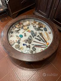 Tavolino vetrinetta da salotto
