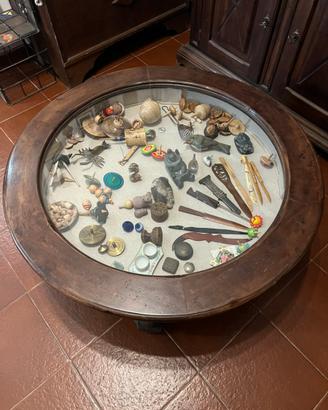 Tavolino vetrinetta da salotto
