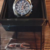 cronografo in acciaio