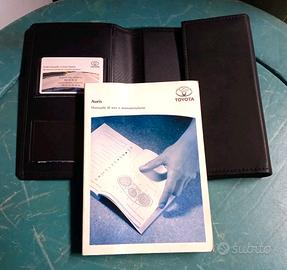 Toyota Auris Uso e Manutenzione con Porta Libretto