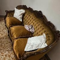 Divano completo di due poltrone anni70/80