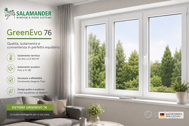 INFISSI LINEA COMFORT SALAMANDER GreenEvo 76