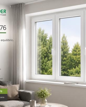 INFISSI LINEA COMFORT SALAMANDER GreenEvo 76