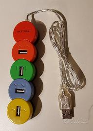 Presa mutipla a 4 porte USB