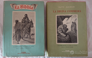 DIVINA COMMEDIA E BIBBIA illustrazioni DORE'