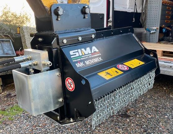 Trincia bidirezionale per miniescavatori TLE60