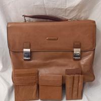 borsa da lavoro Piquadro in pelle 