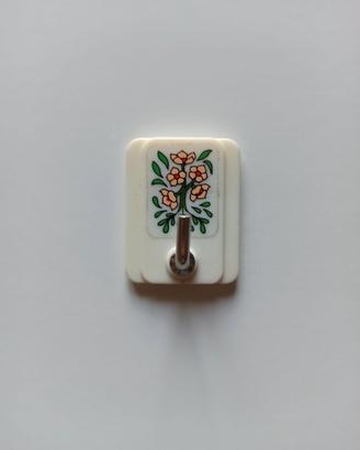 Gancio per la cucina - stile floreale