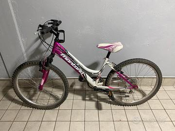 Bici Montana 24 bambina ragazza mountain bike rosa