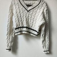 Maglione bianco caldo