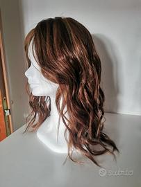 Parrucca Gisela Mayer capelli veri nuova.