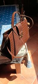 Borsa vera pelle artigianale 