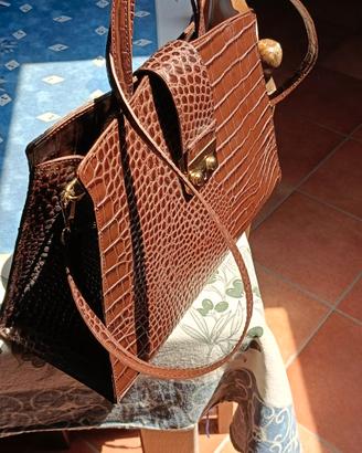 Borsa vera pelle artigianale 