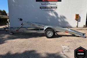 Rimorchio auto - idraulico ribaltabile Ellebi