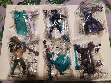6 Acion Figures Aquaman DC Comics Burger King