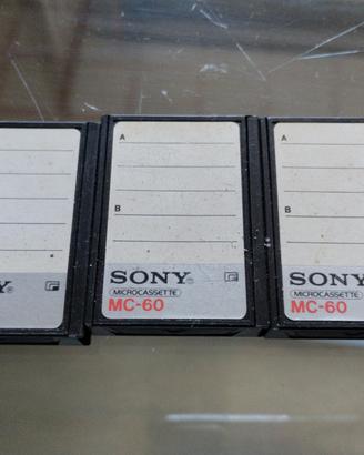 Sony mc-60 micro cassetta