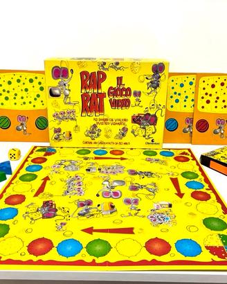 Gioco da tavolo vintage Rap Rat Clementoni anni 90