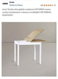 tavolo allungabile 60x80 di marca Icreo comp