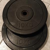 Dischi gommati 10kg compatibili Decathlon 