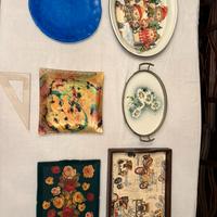 Lotto 7 Vassoi e Piatti Decorativi